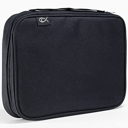 Divinity Boutique, Canvas Bible Case - Black Bible Cover for Men and Women - for Compact, X-Large and XX-Large Books - Image 1