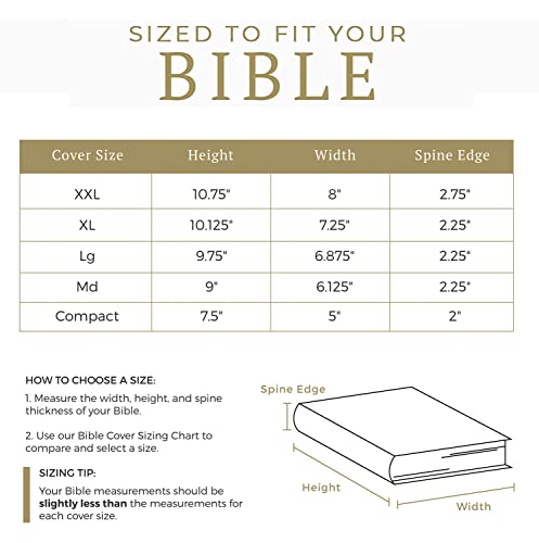 Divinity Boutique, Canvas Bible Case - Black Bible Cover for Men and Women - for Compact, X-Large and XX-Large Books - Image 3