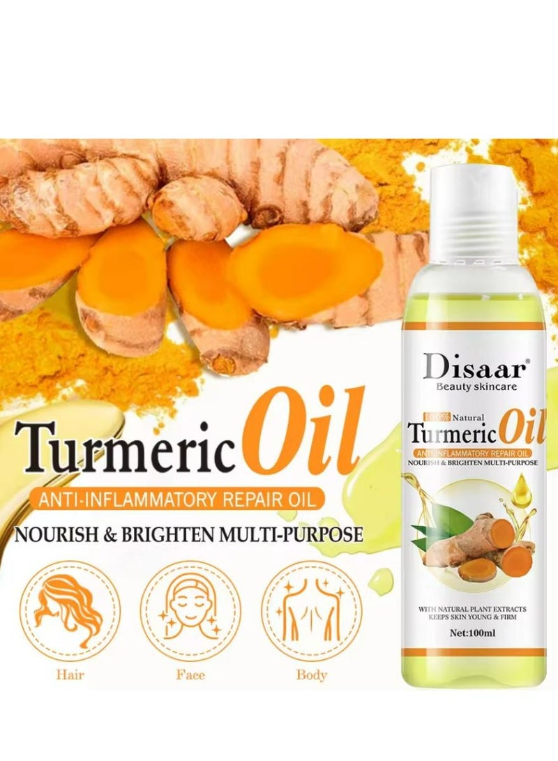 Disaar Turmeric Oil 100% Natural Organic 100 ML  Pcs - Image 3