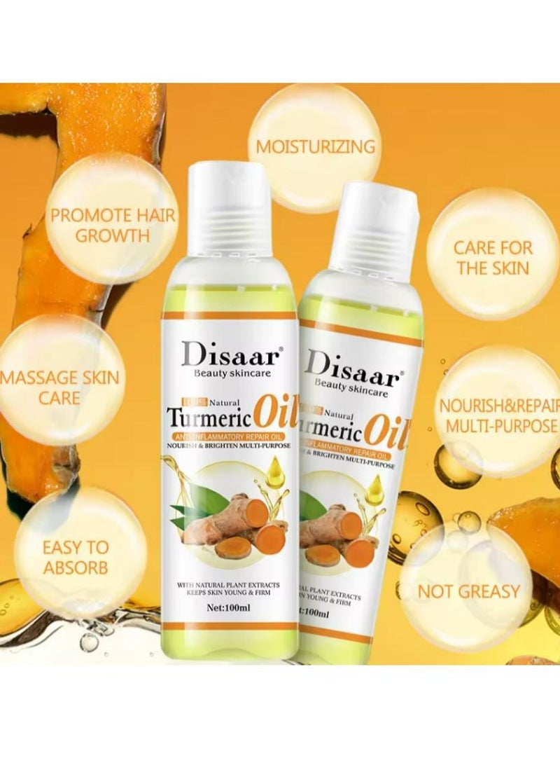 Disaar Turmeric Oil 100% Natural Organic 100 ML  Pcs - Image 1