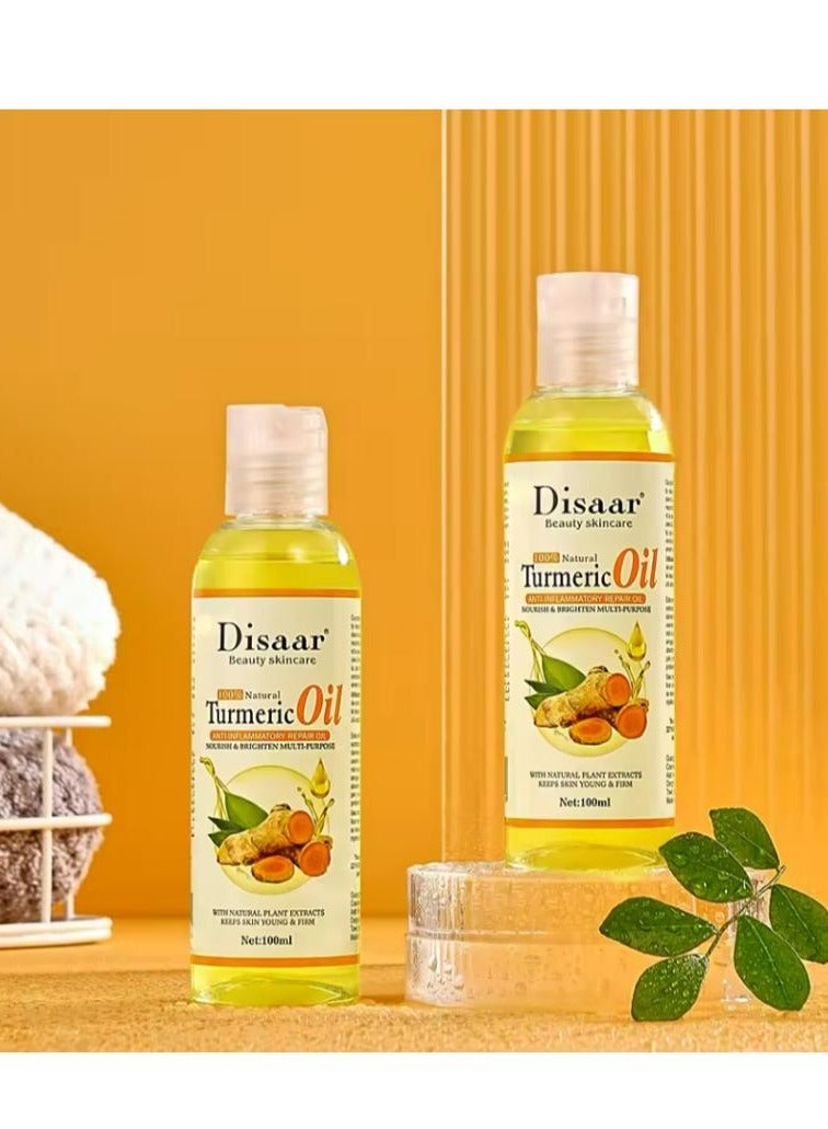 Disaar Turmeric Oil 100% Natural Organic 100 ML  Pcs - Image 2