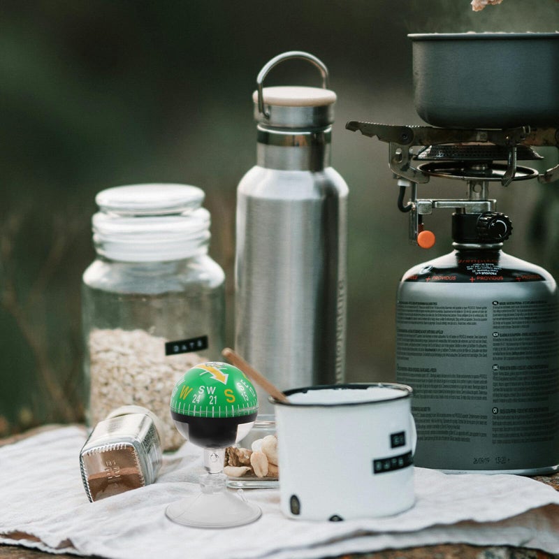 38mm Plastic Car Dashboard Ball Compass with Suction Cup for Vehicle Boat Navigation - Image 5