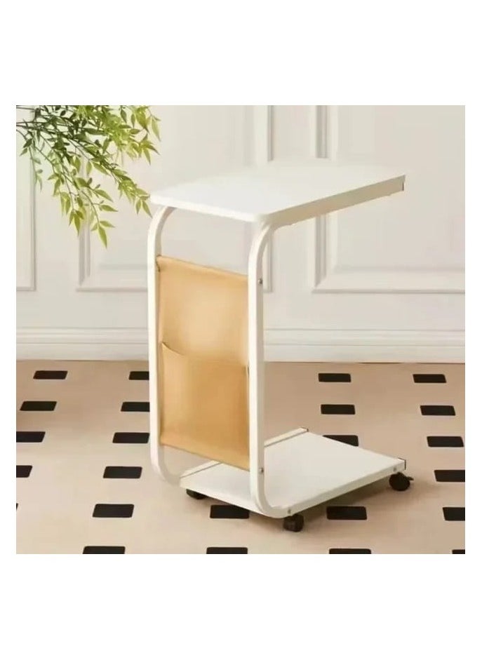 DubaiGallery - Elegant and Creative Coffee Table Mobile Coffee Table Sofa Table for Living Room with Round Square Table Small Coffee Table for Living Room - Image 1