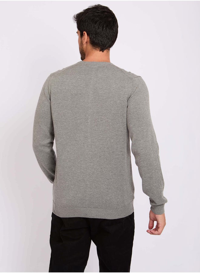 DALYDRESS - Men Regular Fit Pullover - Grey - Image 1