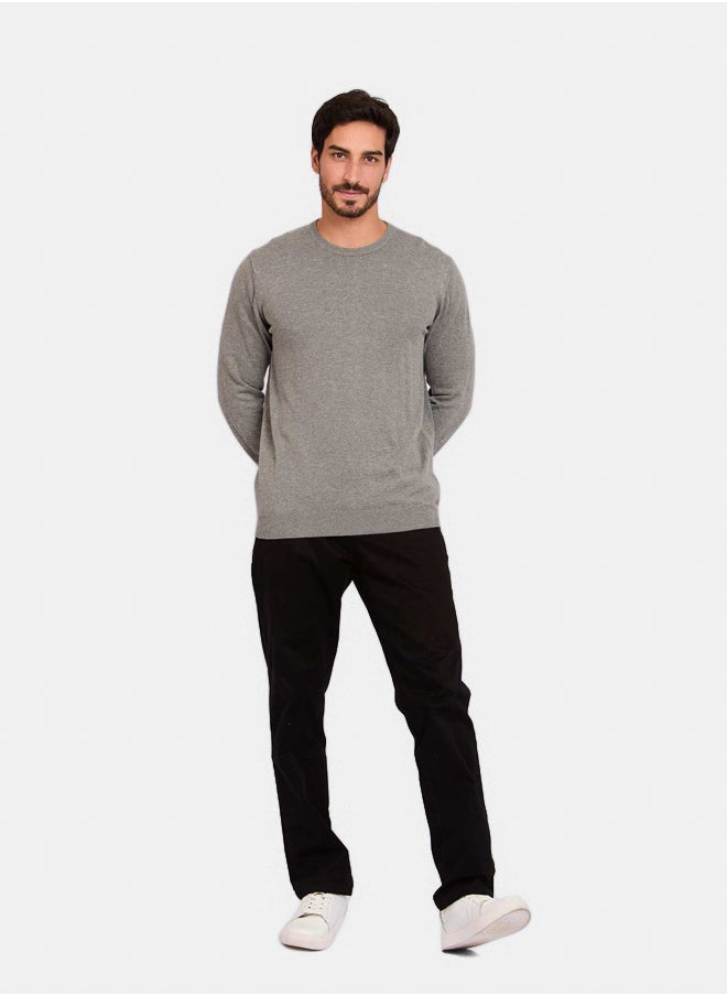 DALYDRESS - Men Regular Fit Pullover - Grey - Image 1