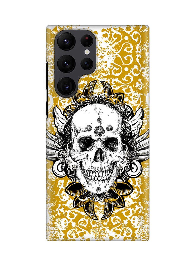 Stylizedd Case for Samsung Galaxy S22 Ultra 5G Snap Case Slim Snap Classic Series Shield Matte Finish Print - Skull Cult