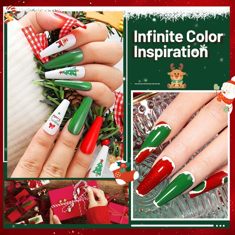 JODSONE 23 PCS Gel Nail Polish Set with Base Glossy and Matte Top Coat Multicolored Gel Nail Long Lasting Suitable for All Seasons - Image 5