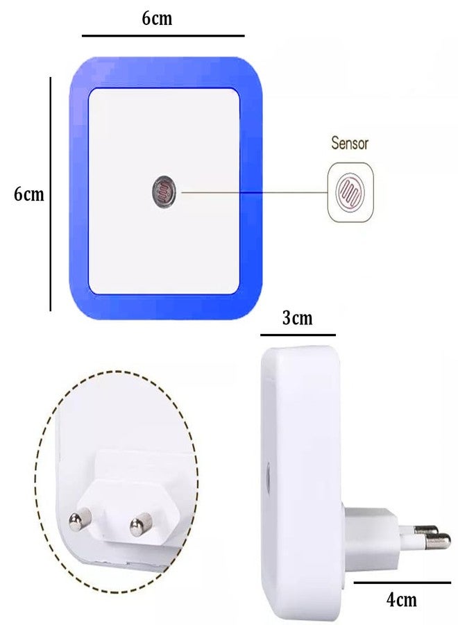 fizzytech Smart Motion Sensor LED Light Bulb with Automatic On/Off and Dimmable Blue Glow, Energy Efficient 7W LED Bulb for Home, Stairs, Kitchen, Bathroom, Wardrobe Lighting(Square Blue Pack-2) - Image 5