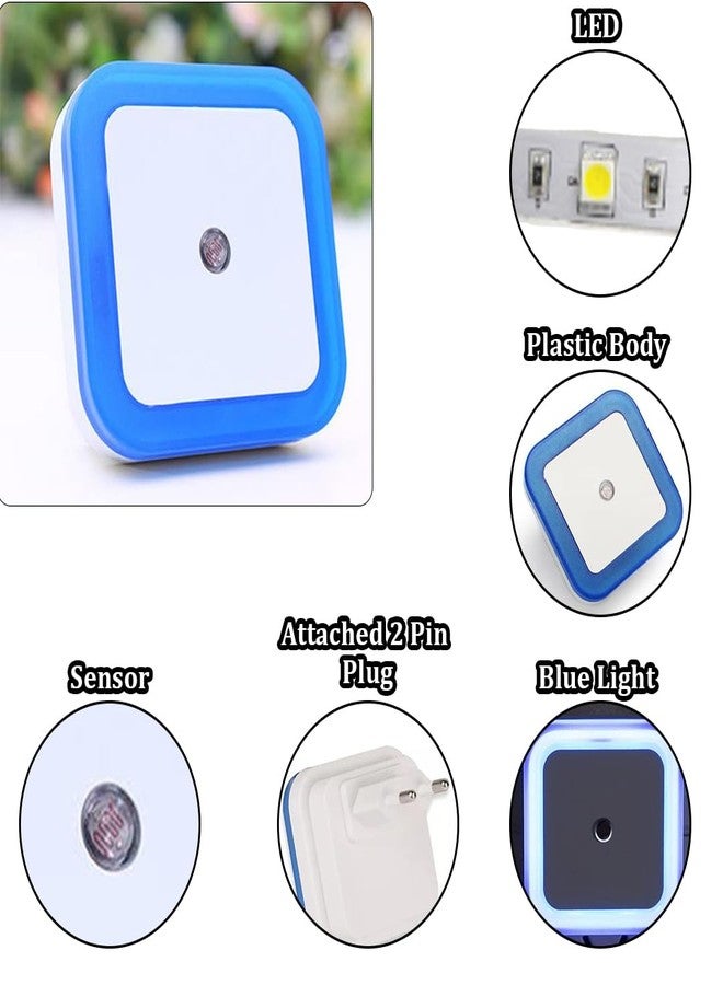 fizzytech Smart Motion Sensor LED Light Bulb with Automatic On/Off and Dimmable Blue Glow, Energy Efficient 7W LED Bulb for Home, Stairs, Kitchen, Bathroom, Wardrobe Lighting(Square Blue Pack-2) - Image 4