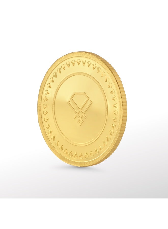 Meralda 22 Karat 916 Purity 2 Gram Gold Coin - Image 2