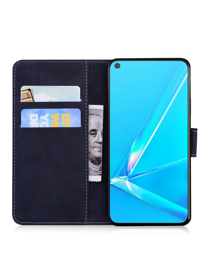 S-TOP Case For OPPO A52/A92/A72 Skin Feel Pure Color Flip Leather Phone Case - Image 4