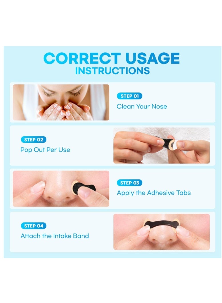 30 Pairs Anti-Snoring Magnetic Nasal Strips, Innovative Sleep Aid for Snoring Reduction, Skin-Safe Nasal Strips for Better Breathing - Image 4