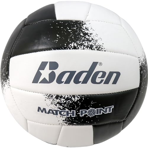 Baden Match Point Cushioned Synthetic Leather Volleyball | Official Size 5 | Ideal for Outdoor Recreation, Backyard Play, and College Camps | Suitable for All Ages - Image 1