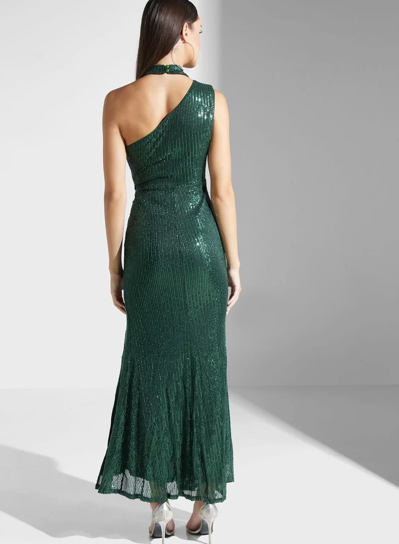 Ella Limited Edition Shimmer Dress With Slit
