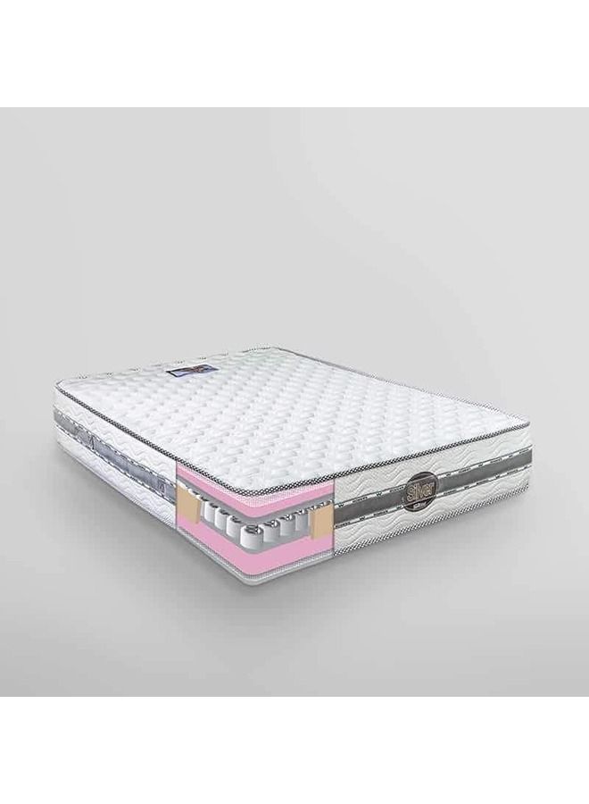 Al Maamoun Separate Silver Spring Mattress  150x200