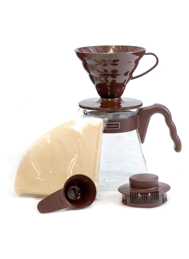 V60 Coffee Dripper Server Set 02, Chocolate Brown - pzsku/ZB170471CC482348FE7A7Z/45/_/1728642482/9a532084-0479-46f5-b95b-52c29c24cdc3