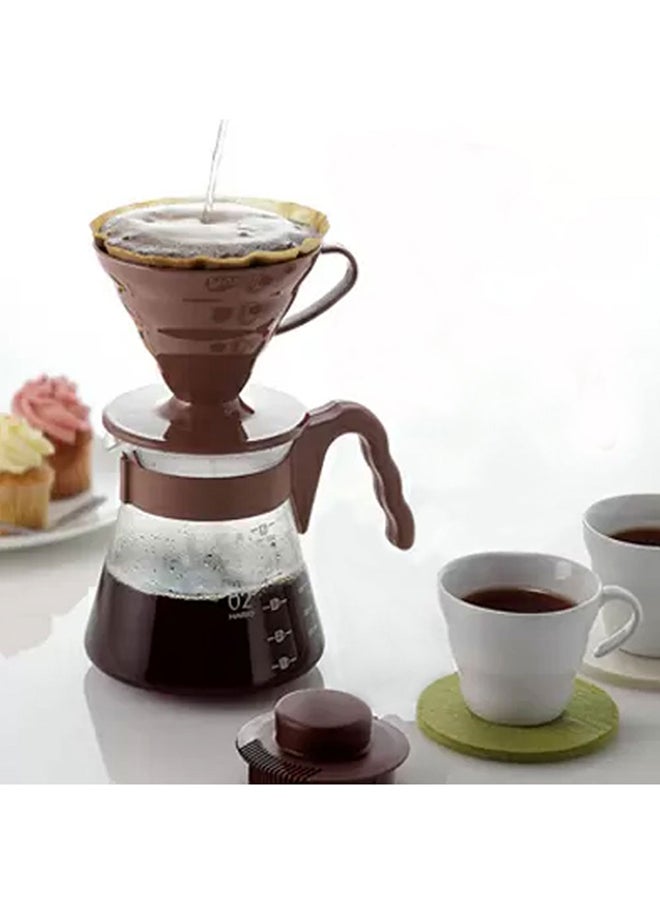 V60 Coffee Dripper Server Set 02, Chocolate Brown - pzsku/ZB170471CC482348FE7A7Z/45/_/1728642494/d734997a-1f04-4bda-a850-4473b1eebc30