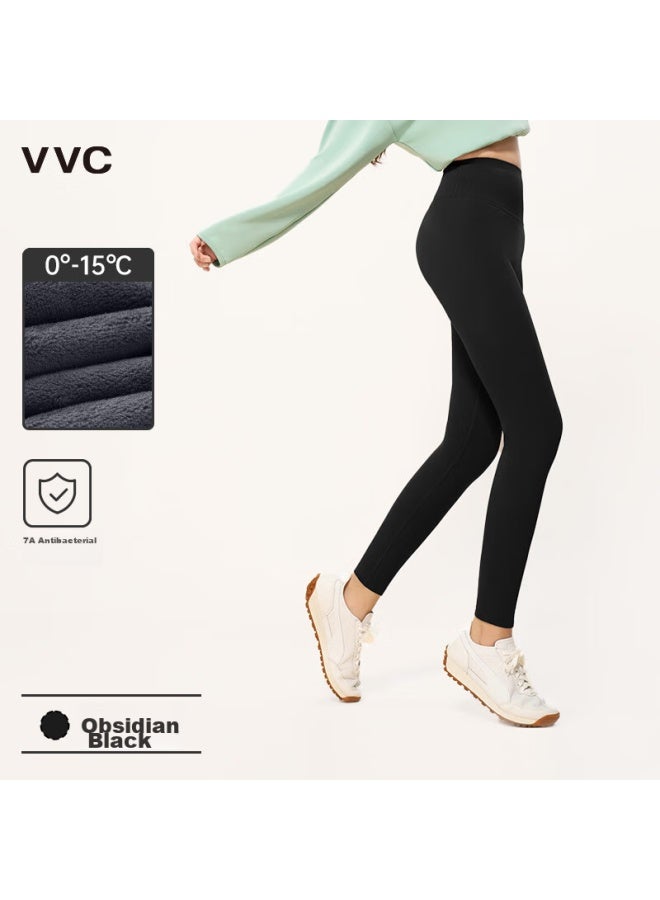 Vvc Shark Pants Women's High Waist Tummy Control Lifting Leggings Yoga Pants Obsidian Black L - Image 2