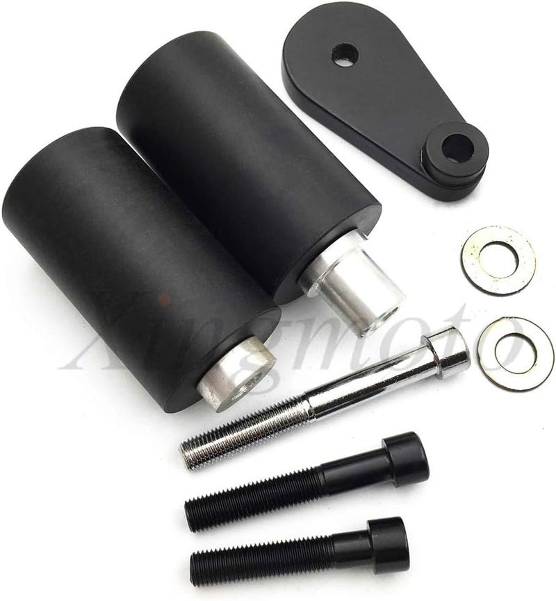 Xingmoto NBX- No Cut Frame Slider Protector For Compatible with 2003-2005 Yamaha Yzf R6 2006-2009 R6S Black - Image 2