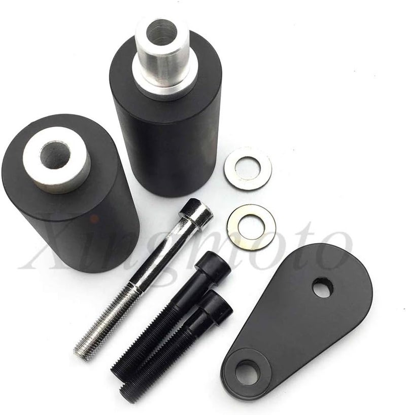 Xingmoto NBX- No Cut Frame Slider Protector For Compatible with 2003-2005 Yamaha Yzf R6 2006-2009 R6S Black - Image 3