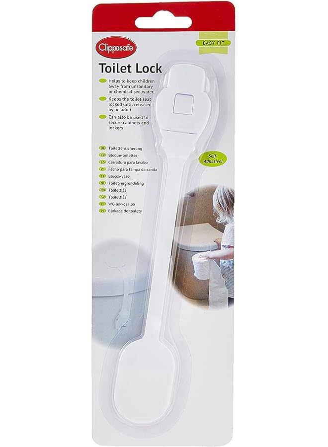 Clippasafe Baby/Kids/Child Safety Premium Toilet Lock - Image 1