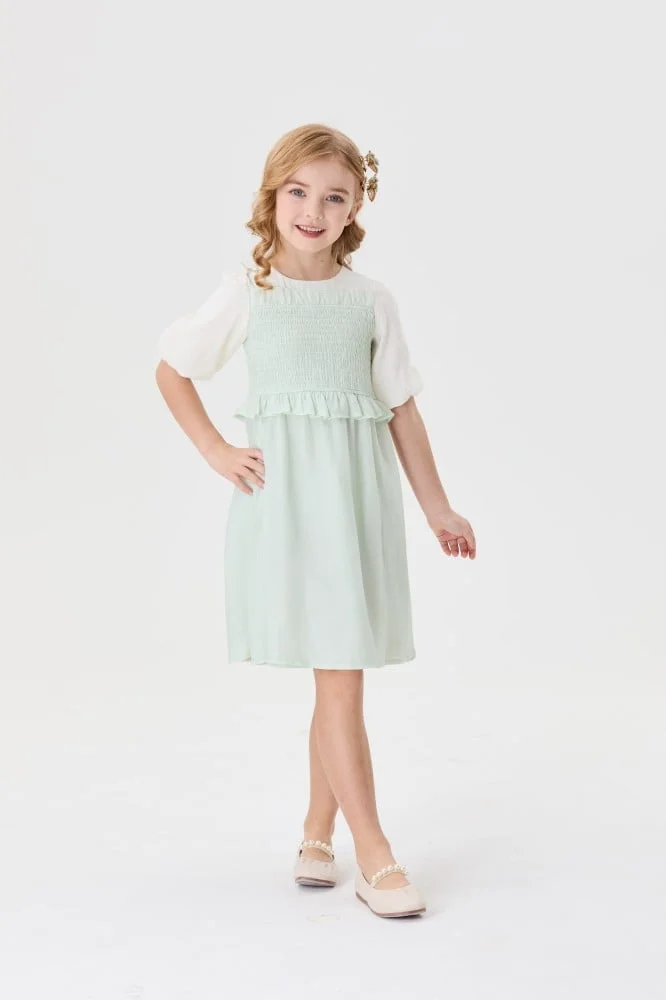 Tenda Smocked Panel Dress