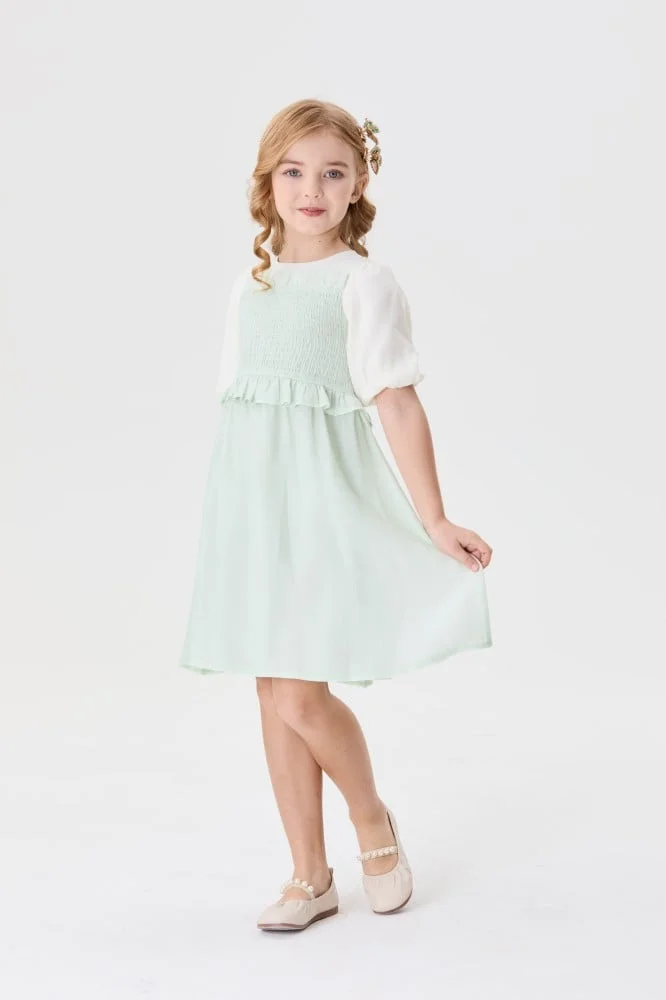 Tenda Smocked Panel Dress