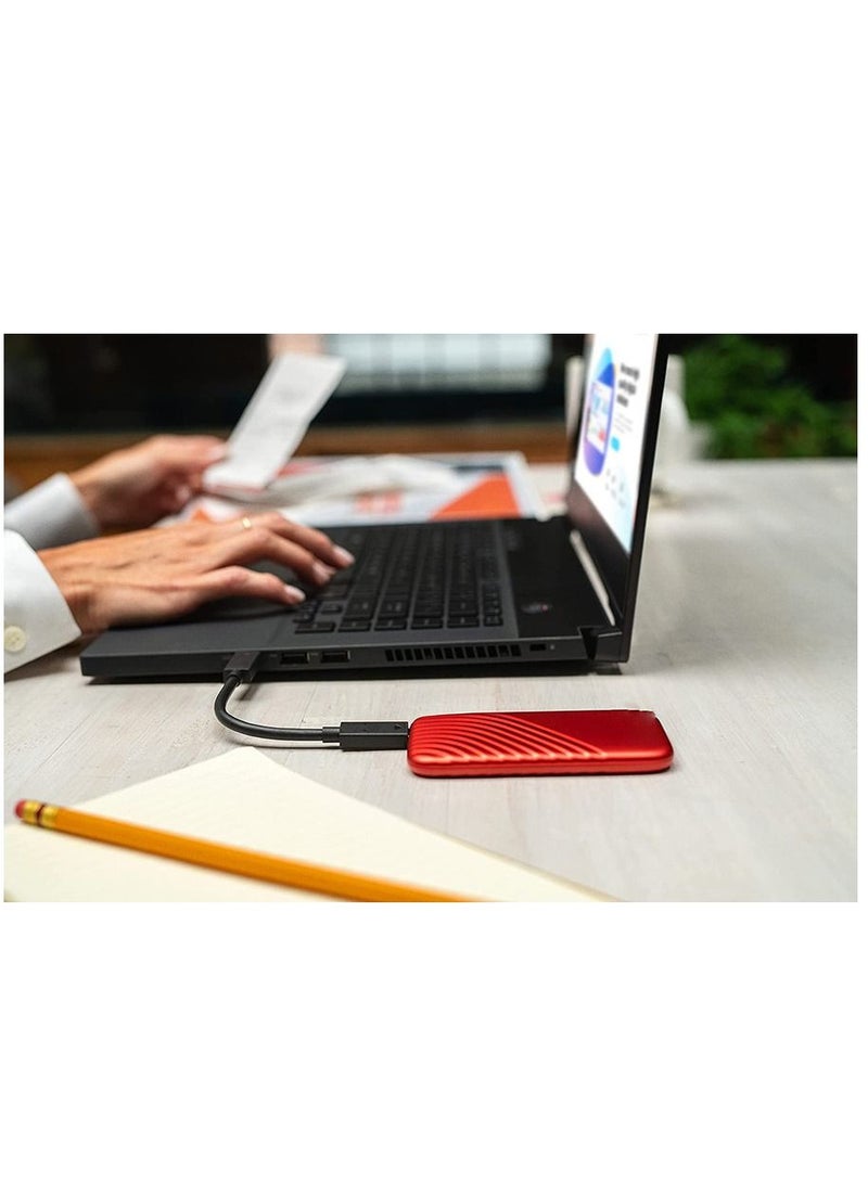 My Passport SSD - Portable SSD, up to 1050MB/s Read and 1000MB/s Write Speeds, USB 3.2 Gen 2 - 500 GB - Image 5