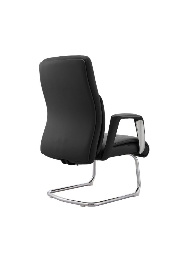 Multiwood Superior Comfort Office Seating with Deep Padding, Posture Support and Relaxed Tilt Function – Black - Image 4