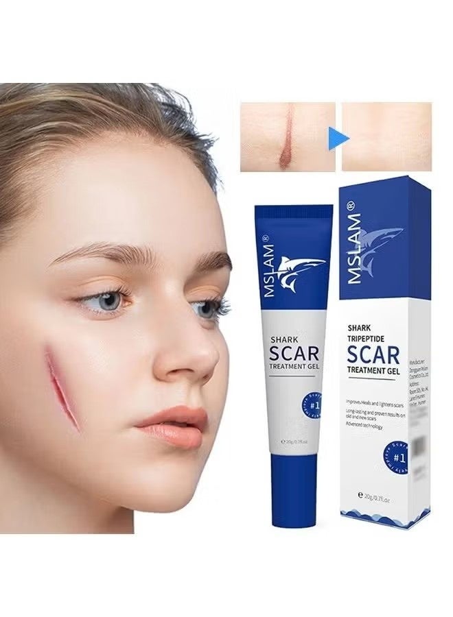 ام اس ال اي ام جل علاج الندبات ، كريم إزالة الندبات ، كريم إصلاح الندبات ، إزالة علامات تمدد الندبات ، تخفيف وإصلاح علامات حب الشباب (20 جرام) - Image 1