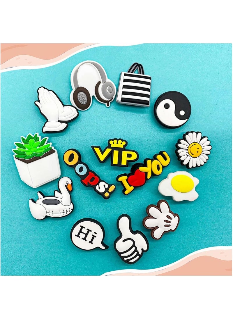 KASTWAVE 100 Pcs Colorful Cartoon Shoe Charms for Crocs - Fun PVC Accessories for Kids, Adults & Parties, IdealBirthday Gifts & Collectibles - Image 3