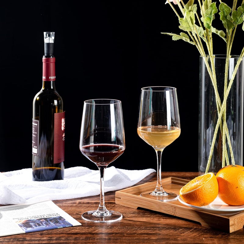 KOXIN-KARLU Unbreakable Classic 18 ounce All-Purpose Plastic Stem Wine Glasses Acrylic Glasses, Set of 6 Clear - Image 5