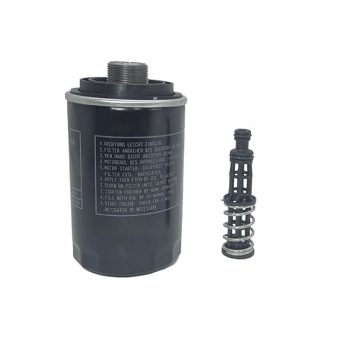 ThpeMakcr Engine Oil Filter and Oil Filter Adapter Tube Replacement for Volkswagen Jetta Tiguan # 06J115403C 06J115679E - Image 4