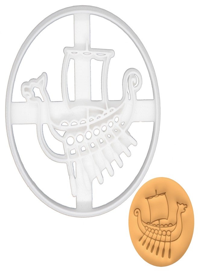Bakerlogy Viking Ship cookie cutter, 1 piece - Bakerlogy - Image 1