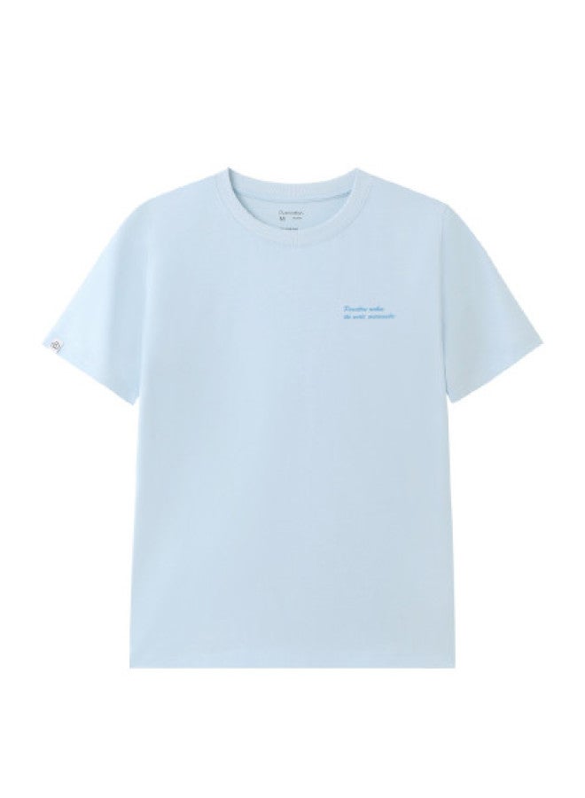 purcotton Women'S Summer Cotton Short Sleeve T-Shirt Classic Round Neck Top - Image 1