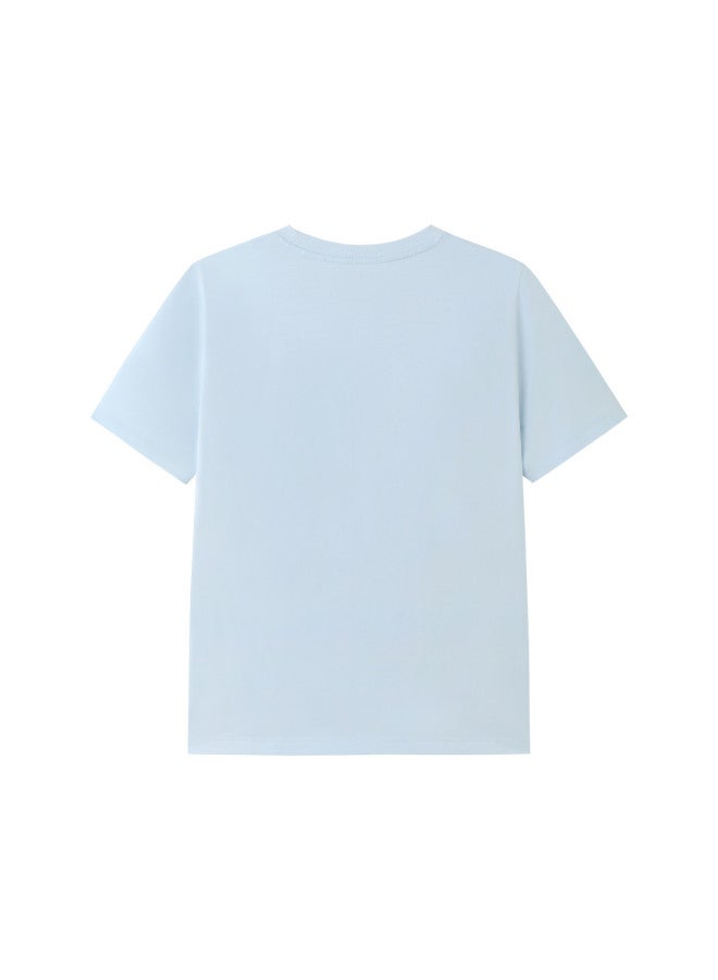 purcotton Women'S Summer Cotton Short Sleeve T-Shirt Classic Round Neck Top - Image 3