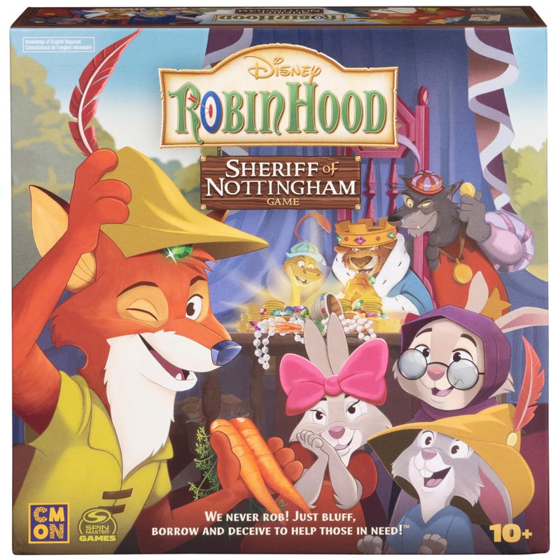 Spin Master Games Disney Robin Hood Sheriff of Nottingham Family Board Games Disney Board Games for Family Night 35 Players for Ages 10 Up - Image 3