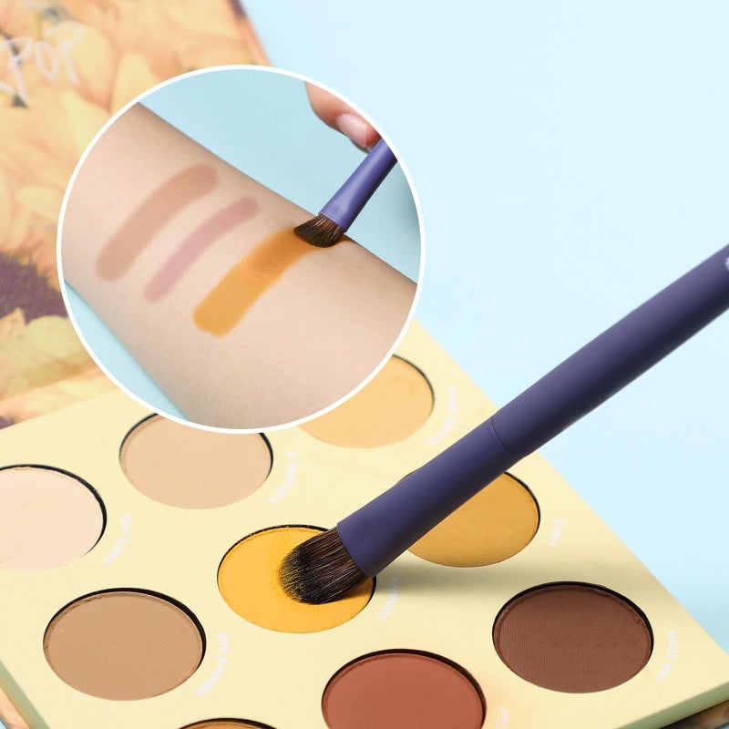 EIGSHOW Makeup Brushes, EIGSHOW 5 Color Essential Travel Makeup Brush Set with Ultra Soft Synthetic Fibers for Powder Blush Concealer Contouring Highlighting - Image 4