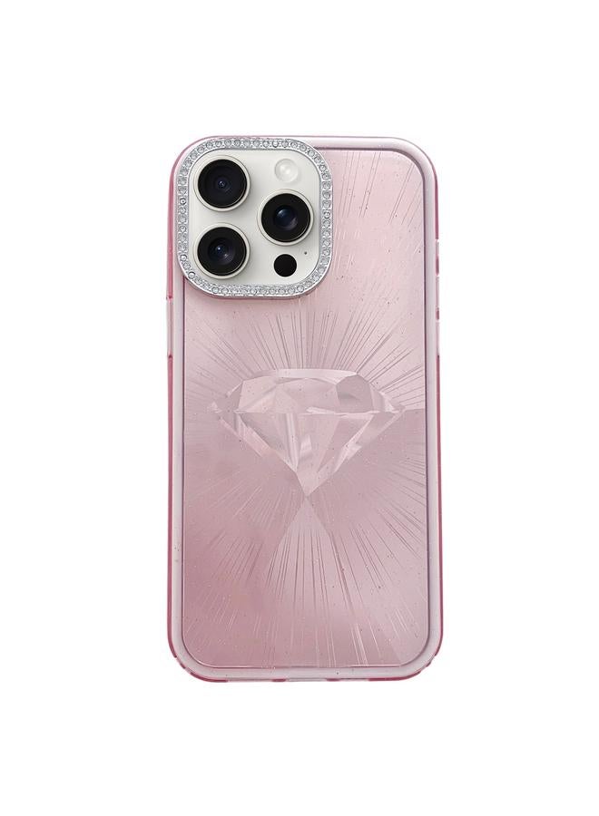 S-TOP Case For iPhone 11 Pro Max Diamond Texture TPU Hybrid PC IMD Phone Case - Image 1
