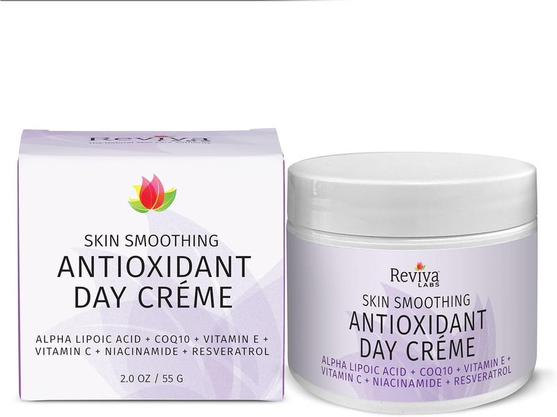 Reviva Labs Antioxidant Skin Smoothing Day Cream with Alpha Lipoic Acid - 2 Ounce - Image 1