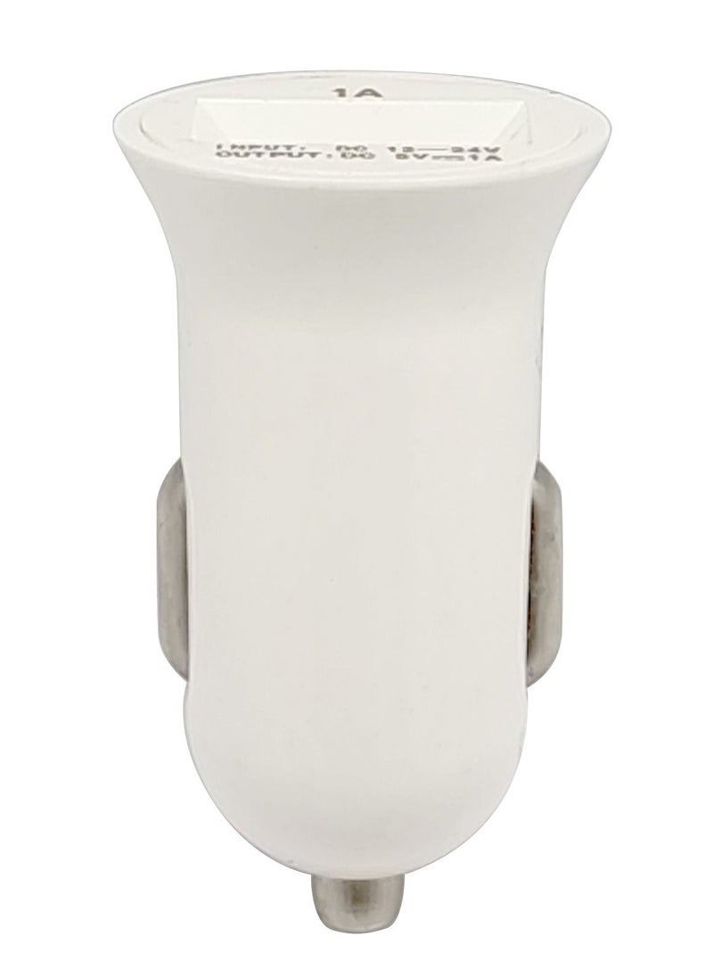 Generic - Smart Car Charger with Built-in Cable Lightning, 30-Pin and Micro USB for iPhone, iPad and Android - Image 1