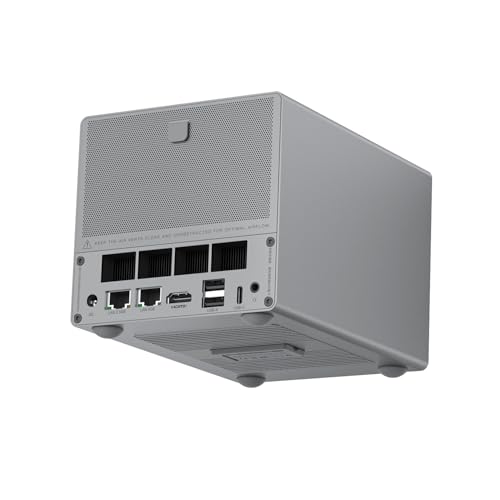 Beelink ME Pro N95 Mini PC NAS, Intel N95 12GB LPDDR5 128GB SSD Desktop PC, 2.5G+5G LAN/WiFi 6/BT5.4, Mini Computer Support 3*M.2 PCle3.0 SSD Slots + 2*HDD Bays for Office/Private Cloud/NAS Storage - Image 1