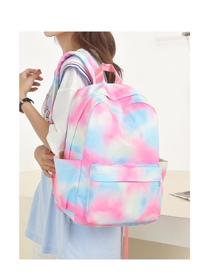 3pcs Printed Graphic Cute Functional Backpack Set Large Capacity Schoolbag and Shoulder Bag and Pencil Case for Kids/Girls - Image 2