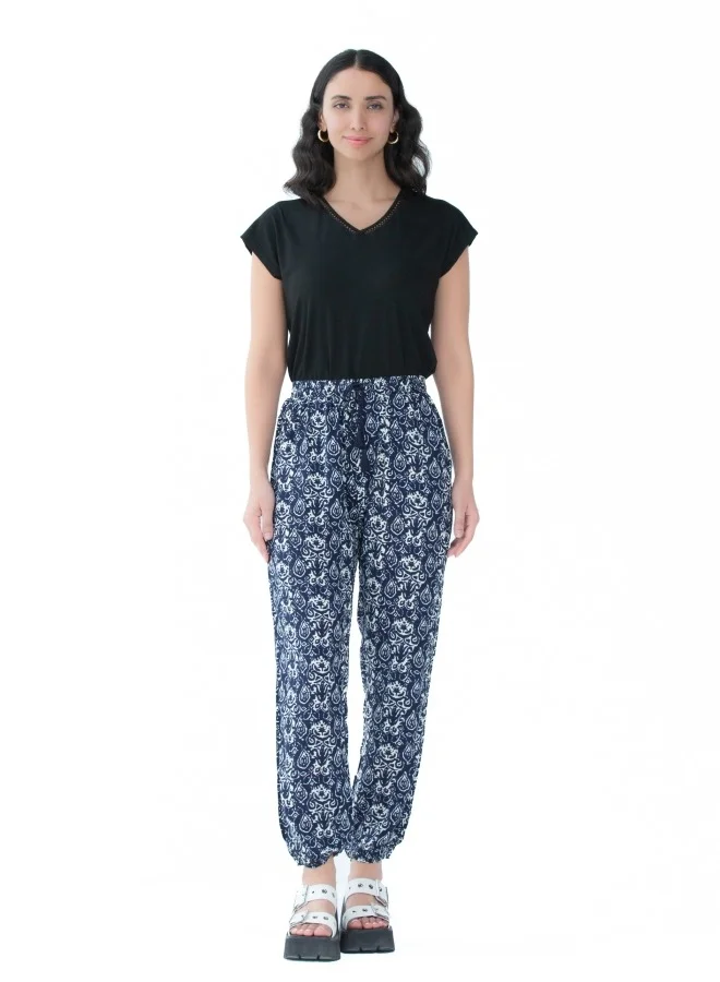 هايليز Navy Paisley Joggers