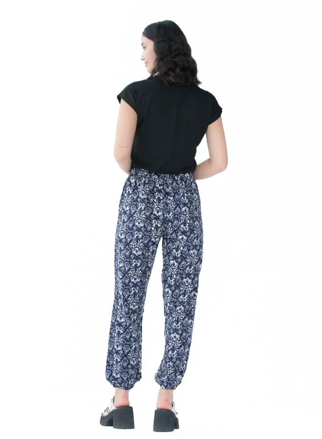 هايليز Navy Paisley Joggers