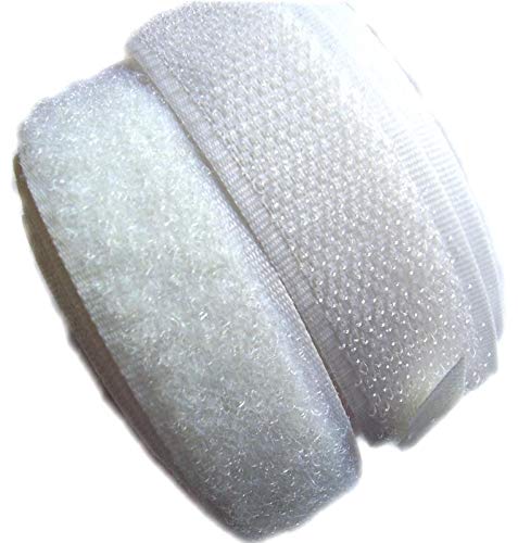 SAI PRASEEDA SAI PRASEEDA Regular Hook 20MTS_Regular Loop 20MTS with Easy Removal 20mm_ 20 MTS or 66 Feets White Color with Industrial Cutter_Measuring Tape SP4  - Image 5
