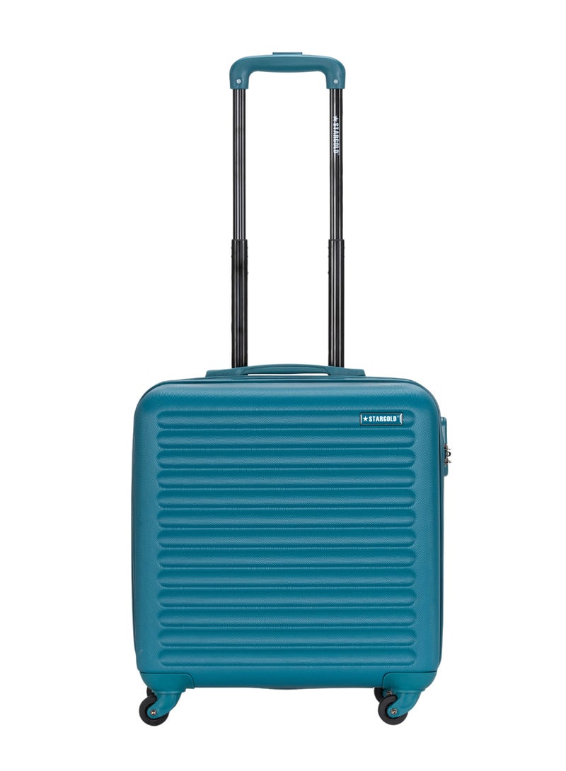 ستارجولد حقيبة سفر بمقصورة ذات 4 عجلات ذات جوانب صلبة مع قفل رقم 16 بوصة - Image 1