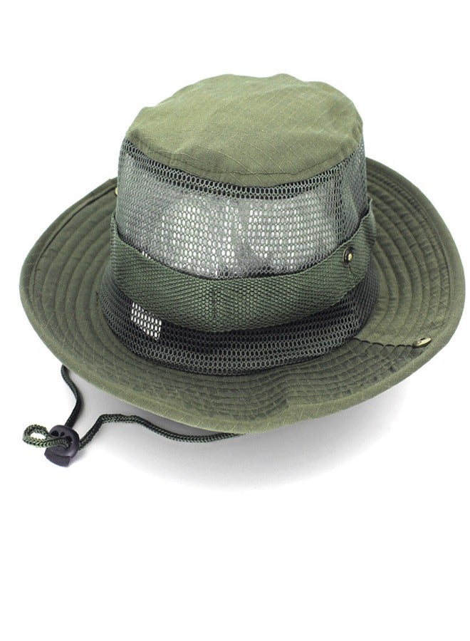 Loquat Outdoor Camping Camo Sunscreen Hat Z - Image 3