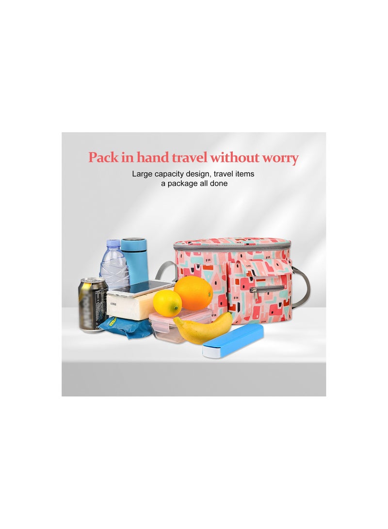 SOLARAE منظم عربة أطفال عالمي، حقيبة منظم عربة أطفال محمولة، حقيبة منظم عربة أطفال مقاومة للماء، حقيبة تخزين لعربات الأطفال لحمل زجاجات الماء، الهواتف المحمولة، الألعاب، مع طلاء PU مقاوم للاحتكاك (1 عبوة) - Image 4