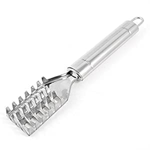 APURK APURK Fish Scale Scraper and Remover (Stainless Steel) Skin Cleaner Shaver for Fast Cleaning Skin Cooking Tools Saw Tooth Brush Machine for Kitchen Scaler/Cutting Knife Peeler Tool (Pack of 1)  - Image 2